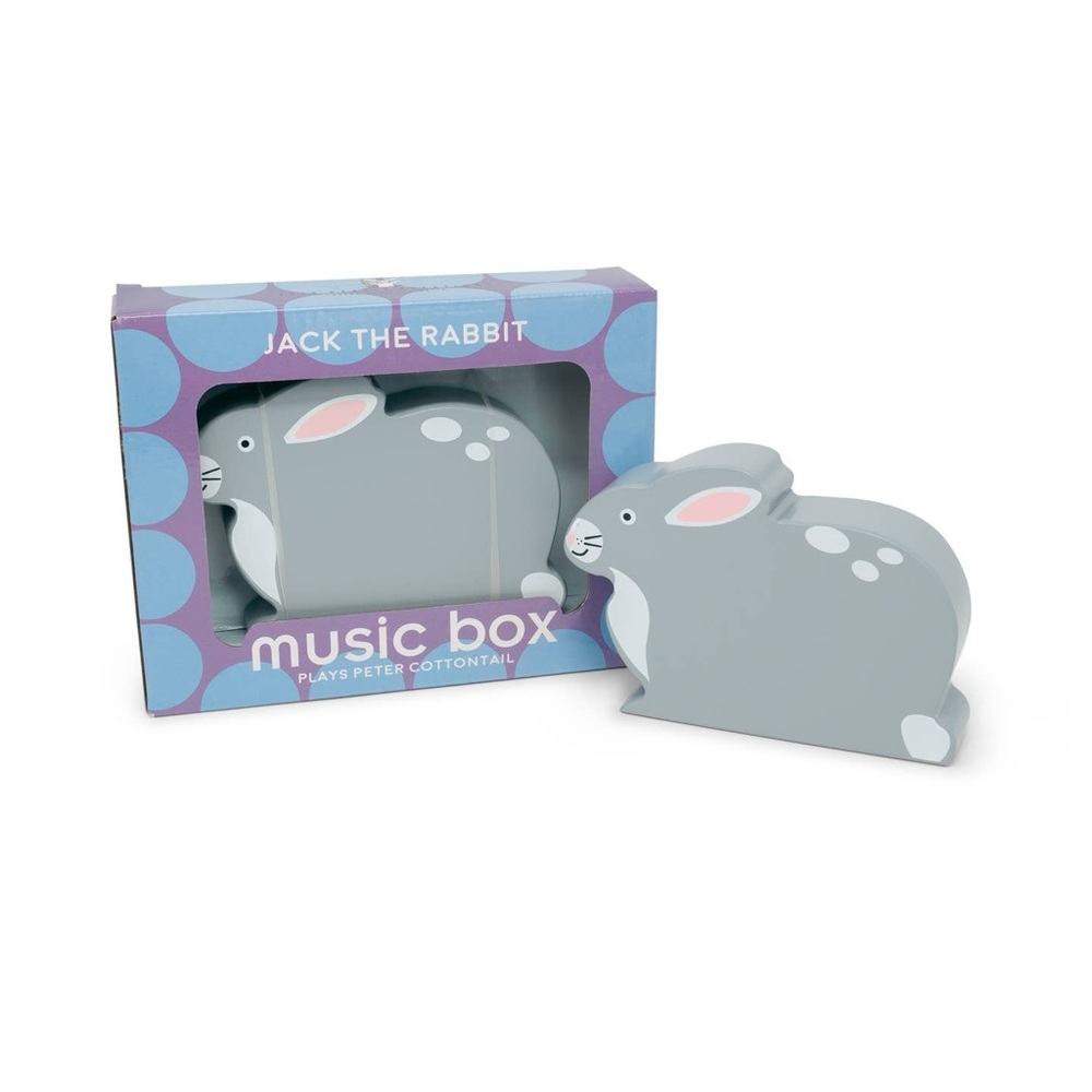 Jack the Rabbit Bunny Music Box Jack Rabbit Creations